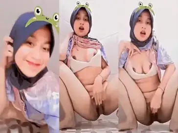 Bokep Jilbab ABG Binal Asyik Main Jari Muncrat