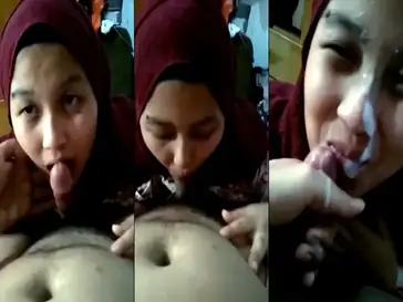 Sepong Batang Sampai Crot Di Muka Cewek Jilbab Kost